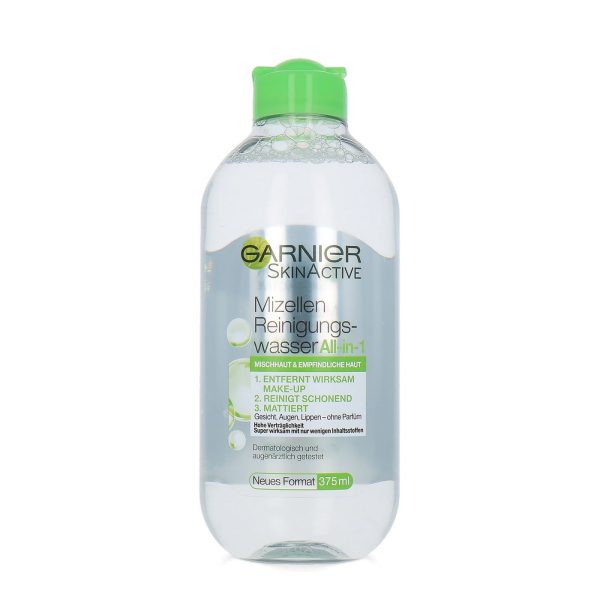 Garnier, Skin Active - All-in-1, Glycerin, Mattifying, Micellar Water, For All Skin Types, 375 ml - For Women