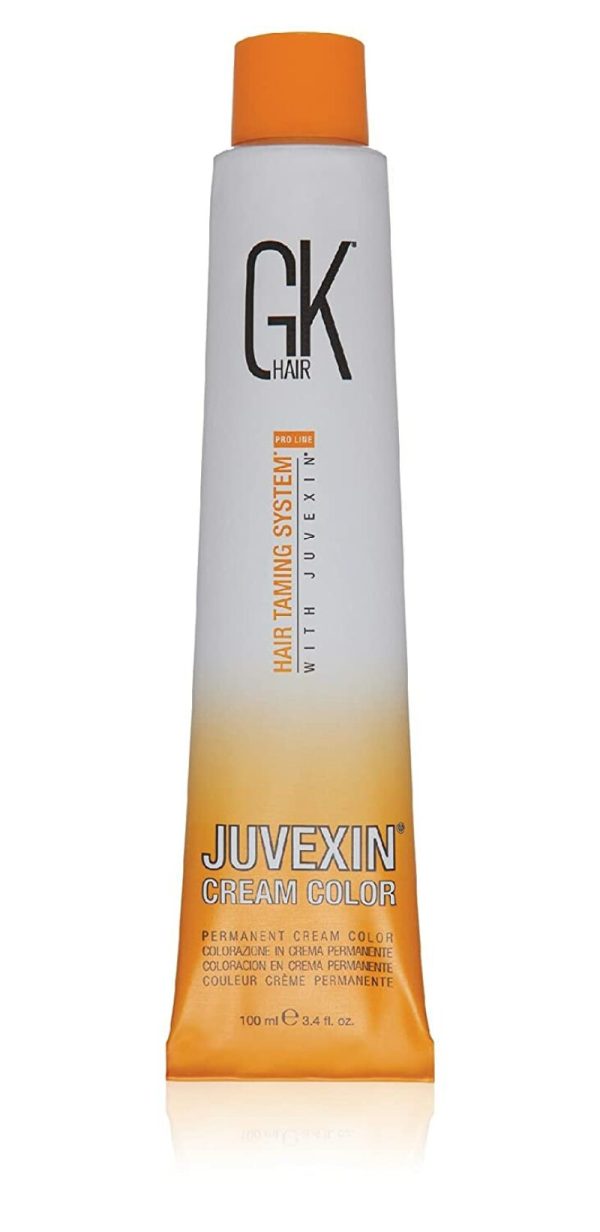 Global Keratin, Cream Colour, Permanent Hair Dye, 7.91 Iced Chestnut, 100 ml - For Women