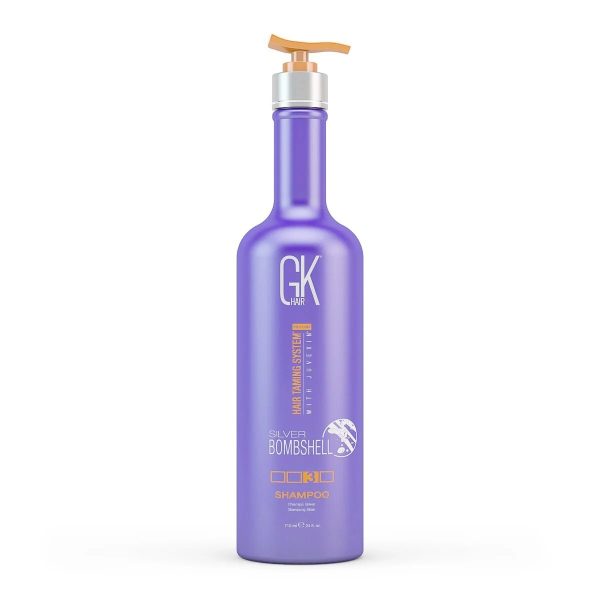 Global Keratin, Silver Bombshell, Hair Shampoo, For Neutralisation Of Yellow Tones, 710 ml - For Women