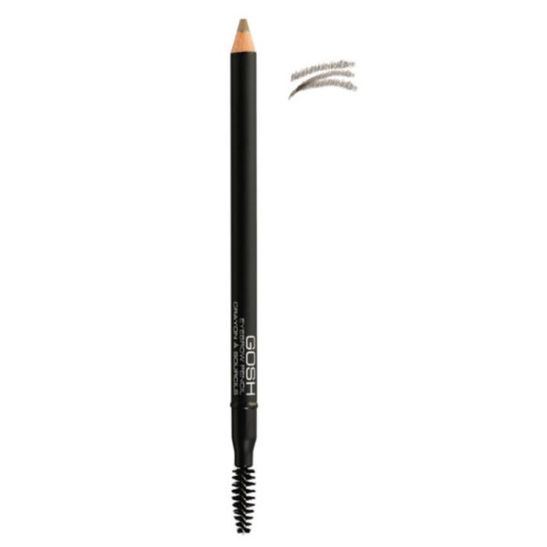 Gosh, Defining Brow, Eyebrow Cream Pencil, 3, Grey Brown, 1.2 g - For Women