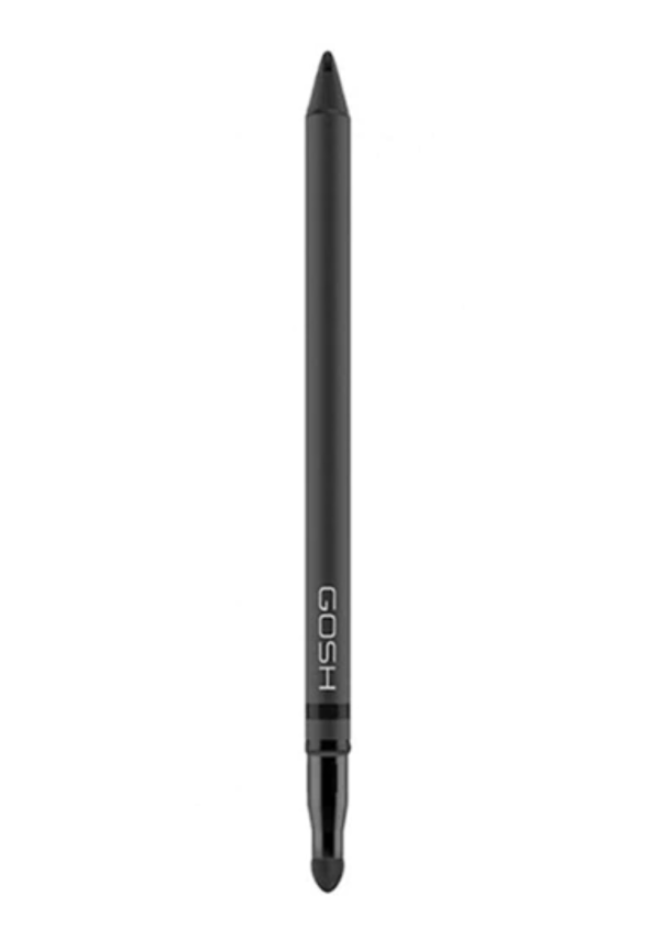 Gosh, Infinity, Double, Gel Pencil Eyeliner, 002, Carbon Black, 1.2 g - For Women