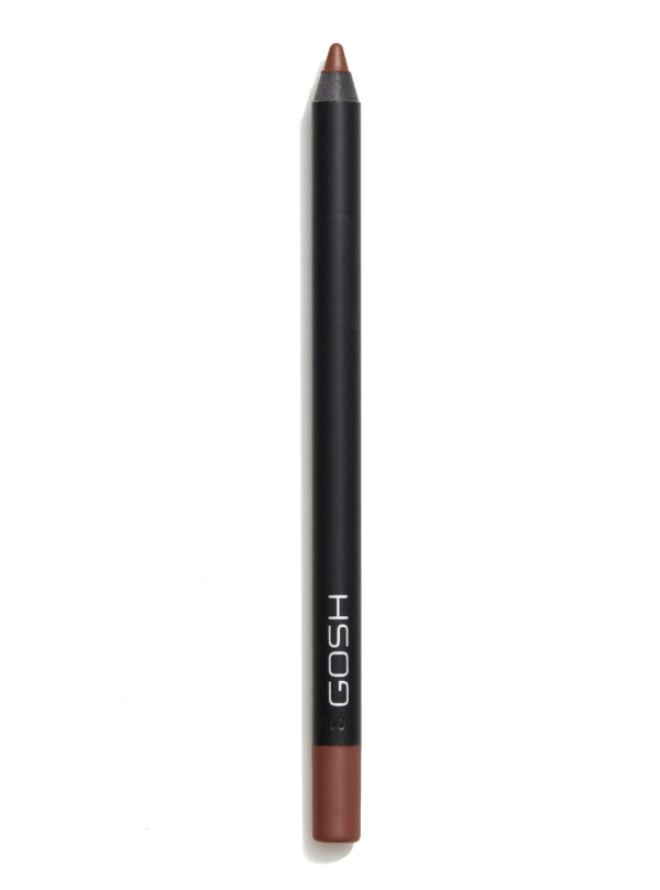 Gosh, Velvet Touch, Waterproof, Lip Liner, 012, Raisin, 1.2 g - For Women