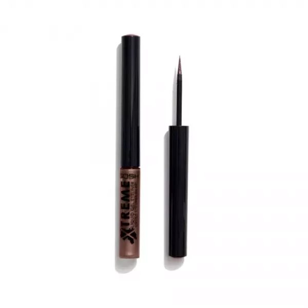 Gosh, Xtreme, Waterproof, Liquid Eyeliner, 005, Bronze, 1.7 ml *Tester - For Women