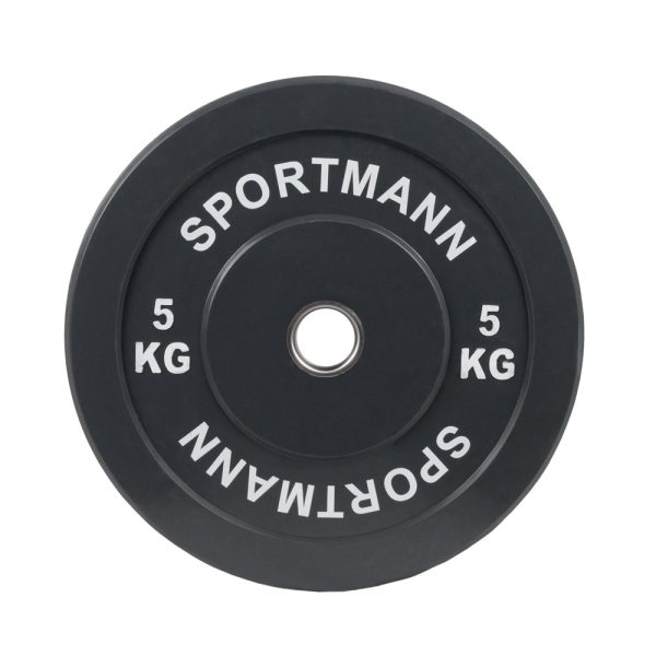 Greutate Cauciuc Bumper Plate SPORTMANN - 5 kg / 51 mm