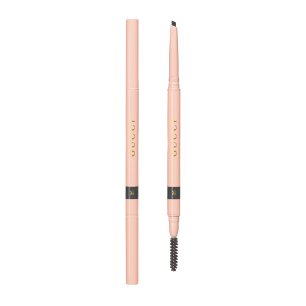 Gucci, Stylo A Sourcils, Waterproof, Double-Ended, Eyebrow Cream Pencil, 05, Gris, 0.09 g - For Women