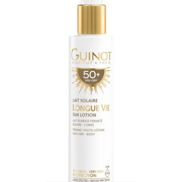 Guinot, Longue Vie, Firming, Sunscreen Lotion, SPF 50+, 150 ml - For Women