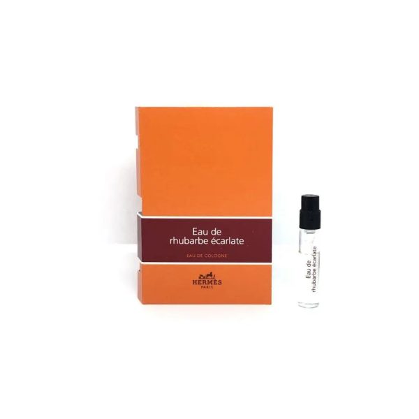 Hermes, Eau de Rhubarbe Ecarlate , Eau De Cologne, Unisex, Individual, 2 ml *Vial - Unisex