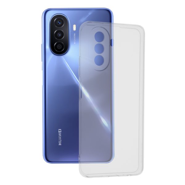 Husa Clear Silicone pentru Huawei Nova Y70, Transparent