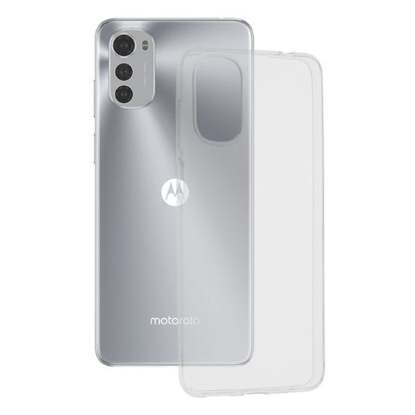 Husa Clear Silicone pentru Motorola Moto E32, Transparent