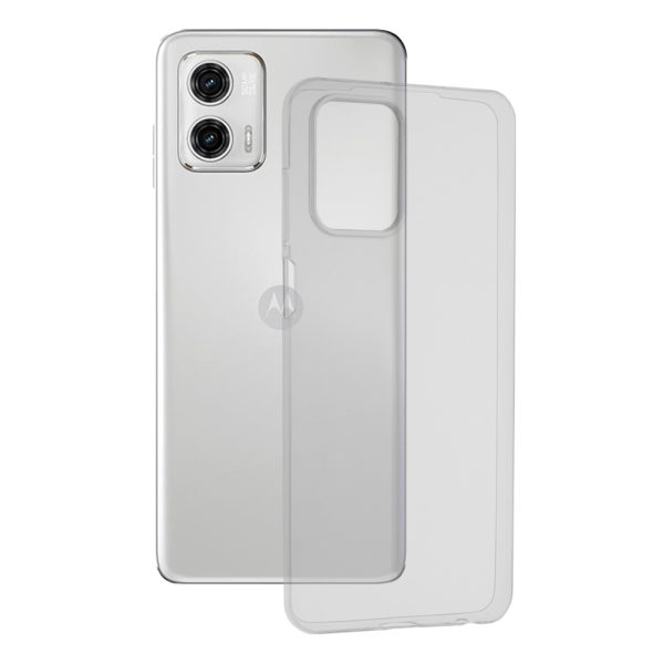 Husa Clear Silicone pentru Motorola Moto G73, Transparent