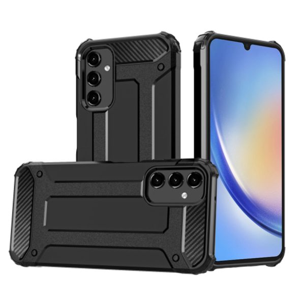 Husa Hybrid Armor pentru Samsung Galaxy A34 5G, Negru