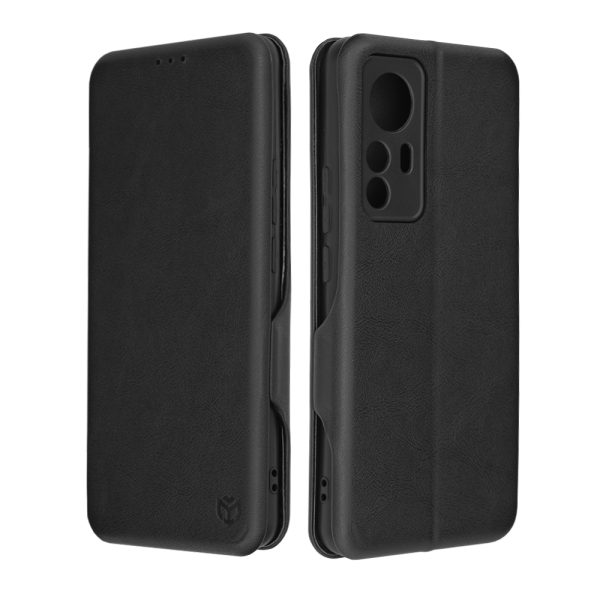 Husa magnetica tip carte Xiaomi 12T, Safe Wallet Plus, Negru