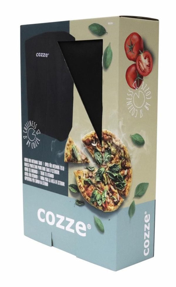 Husa pentru cuptor de pizza, gratar, masa exterior 90300 si 90522, 73 x 64 x 109 cm, material rezistent UV, negru Cozze 90301 - imagine 9