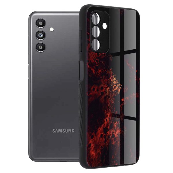 Husa Samsung Galaxy A13 5G, Glaze Series, Red Nebula