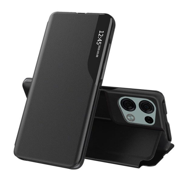 Husa tip carte Oppo Reno8 Pro, eFold Book View, Negru