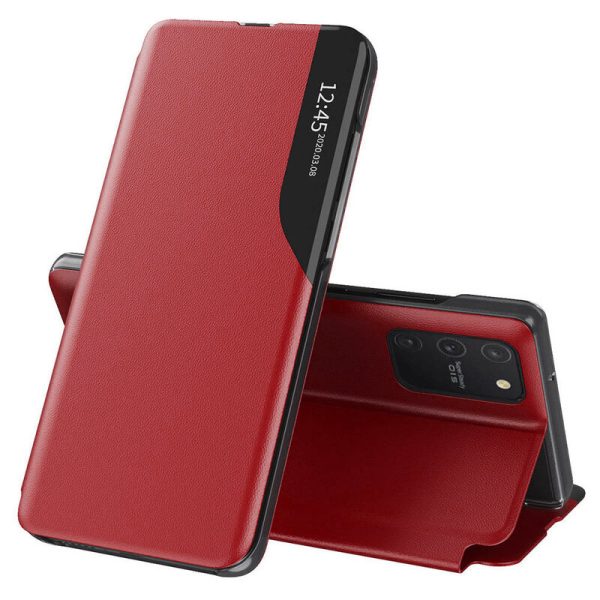 Husa tip carte Samsung Galaxy S10 Lite, eFold Book View, Red