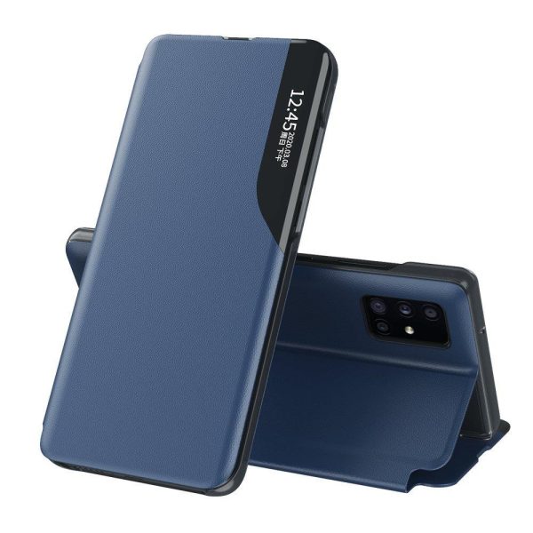 Husa tip carte Samsung Galaxy S22, eFold Book View, Dark Blue