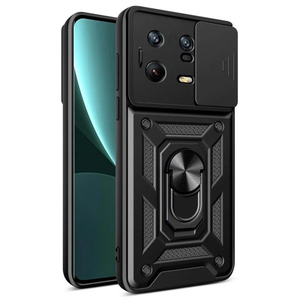 Husa Xiaomi 13 Pro cu protectie camera Techsuit CamShield Series, Negru