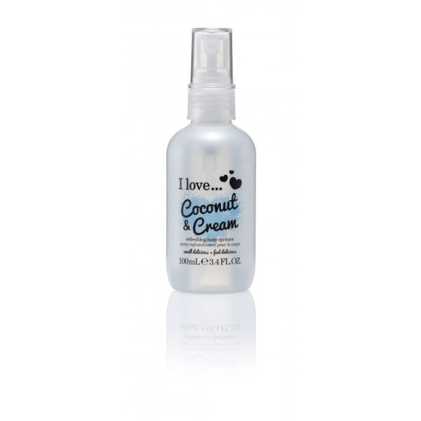 I Love, Coconut & Cream, Scented Spray, For Women, 100 ml - For Women