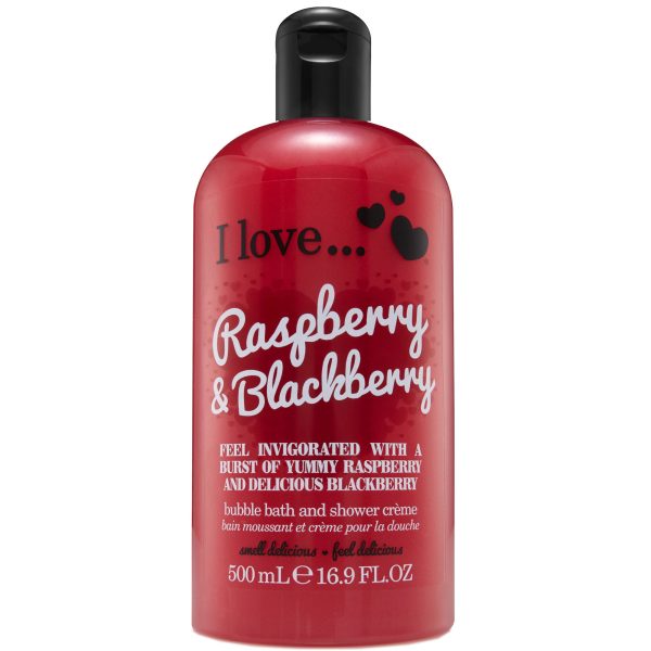 I Love, Raspberry & Blackberry, Body Wash, 500 ml - Unisex