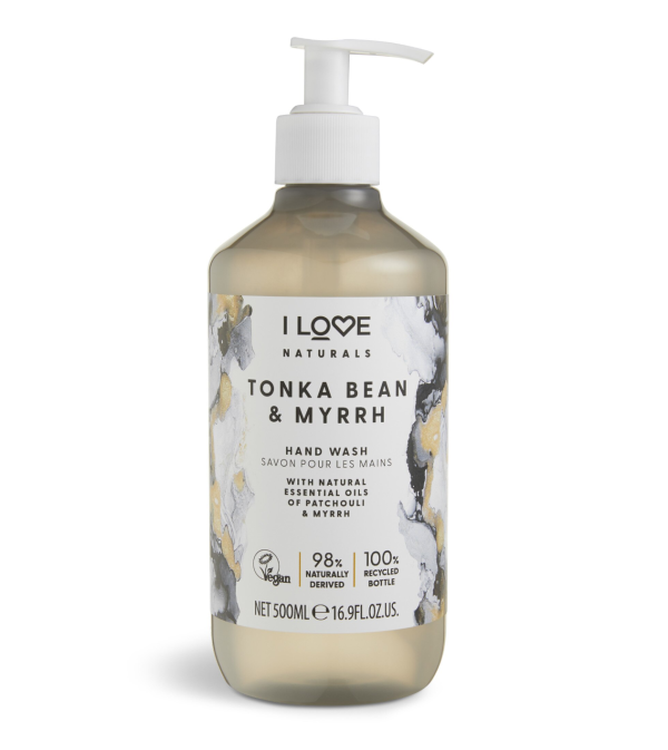 I Love, Naturals Collection, Tonka Bean & Myrrh, Liquid Soap, For Hands, 500 ml - For Women