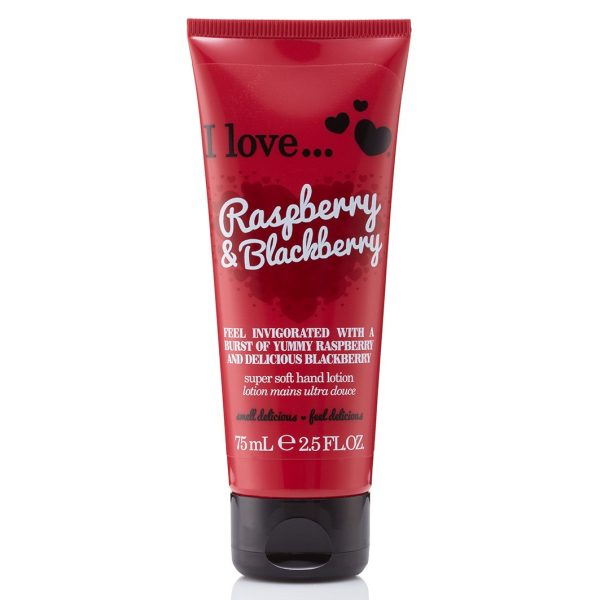 I Love, Raspberry & Blackberry, Hydrating, Hand Lotion, 75 ml - Unisex