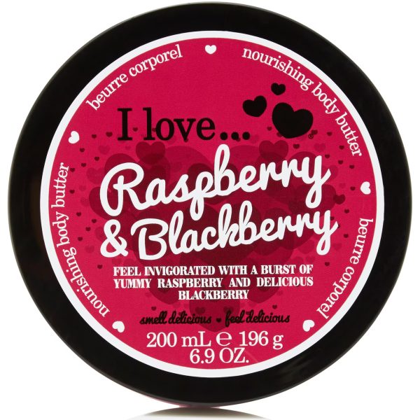 I Love, Raspberry & Blackberry, Hydra-Nourishing, Body Butter, 200 ml - For Women