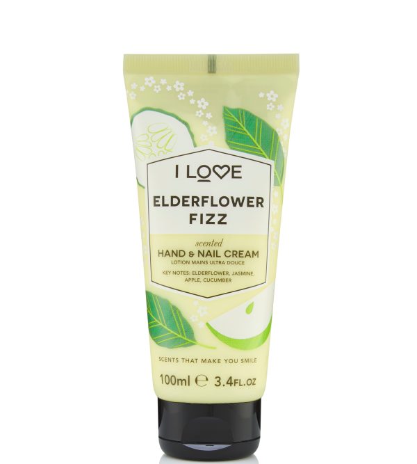 I Love, Signature Collection, Hydrating, Hand & Nail Cream, Elderflower Fizz, 100 ml - For Women