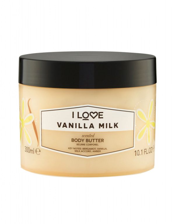 I Love, Signature Collection, Vegan, Hydrating, Vanilla Milk, Body Butter, 330 ml - Unisex