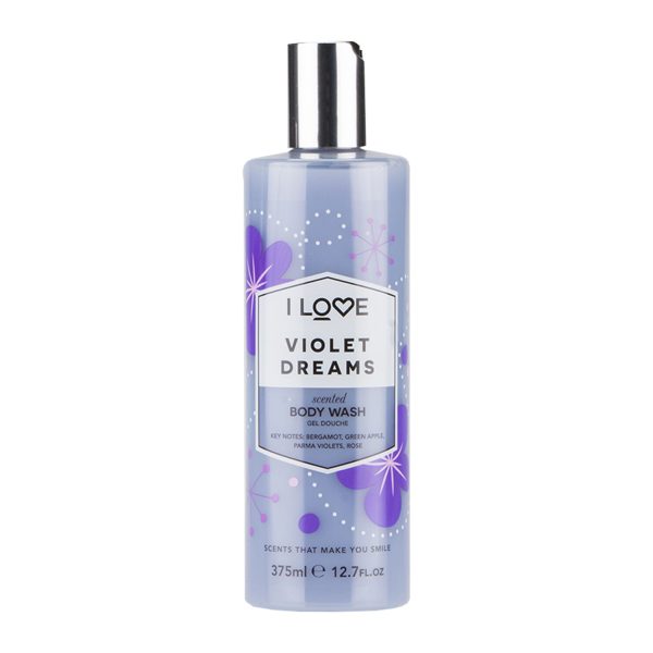 I Love, Signature Collection, Vegan, Cleansing, Violet Dreams, Body Wash, 360 ml - Unisex