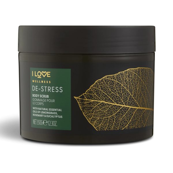 I Love, Wellness De-Stress, Vegan, Exfoliating, Body Scrub, 350 g - Unisex