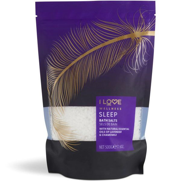 I Love, Wellness Sleep, Essential Oils, Bath Salt, 500 g - Unisex