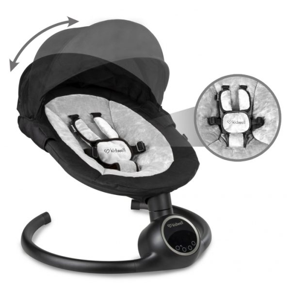 Leagan electric 2 in 1 Kidwell Reve - Black Silver - imagine 5