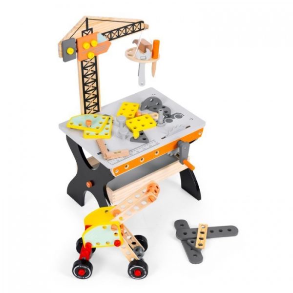 Banc de lucru din lemn pentru copii Ecotoys TL812003 - imagine 6