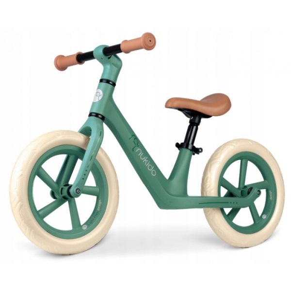 Bicicleta fara pedale pentru copii, 87 x 39 x 54 cm, roti EVA, Light Flee Nukido NK-604 - Verde