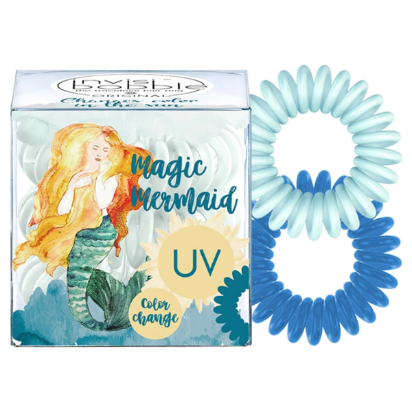 Set Trio, InvisiBobble, Magic Mermaid, Hair Band, Ocean Tango, 3 pcs - For Women