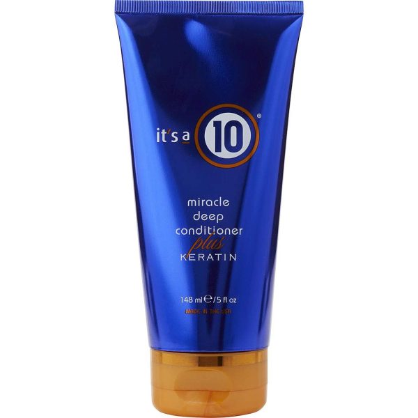 It's a 10, Miracle Deep Plus Keratin, Hair Conditioner, Anti-Frizz, 148 ml - Unisex