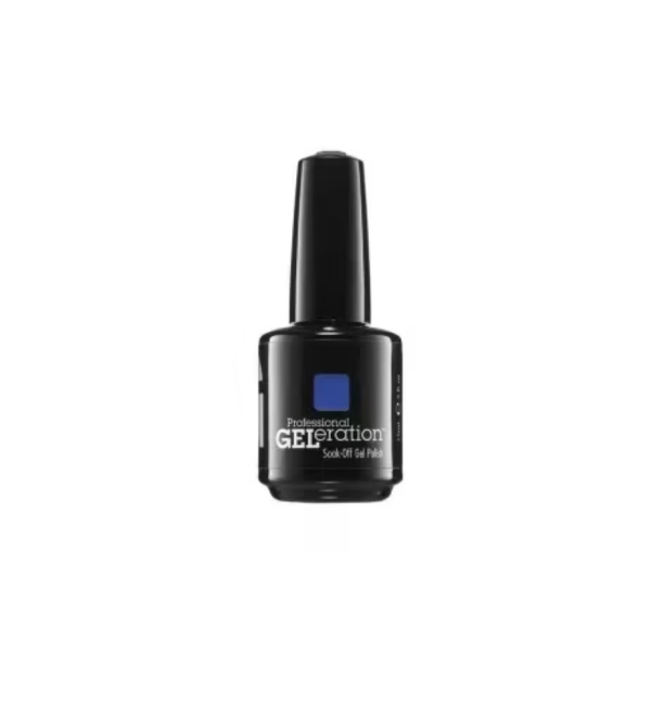 Jessica, GELeration Colours, Semi-Permanent Nail Polish, GEL-1141, Blue, 15 ml - For Women