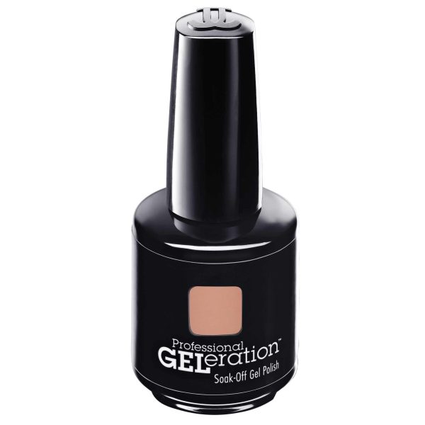 Jessica, GELeration Colours, Semi-Permanent Nail Polish, GEL-436, Creamy Caramel, 15 ml - For Women