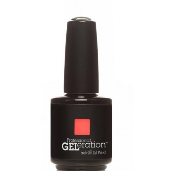 Jessica, GELeration Colours, Semi-Permanent Nail Polish, GEL-947, Bindi Red, 15 ml - For Women