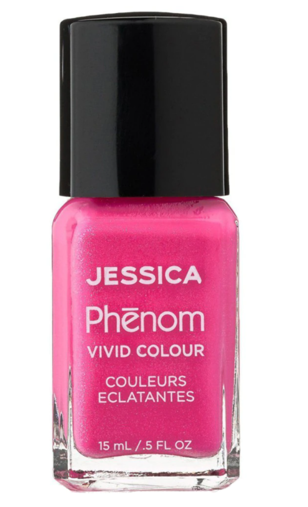 Jessica, Phenom Vivid Colour, Nail Polish, PHEN-020, Barbie Pink, 14 ml - For Women