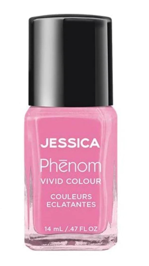 Jessica, Phenom Vivid Colour, Nail Polish, PHEN-040, Electro Pink, 14 ml - For Women