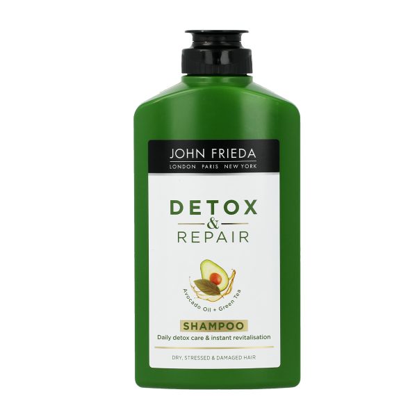 John Frieda, Detox & Repair, Avocado Oil, Hair Dry Shampoo, For Repairing, 250 ml - For Women