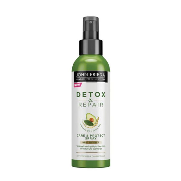 John Frieda, Detox & Repair, Avocado Oil, Hair Spray, Heat Protection, 100 ml - For Women