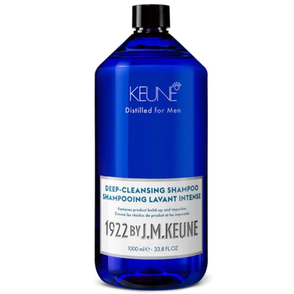 Keune, 1922 By J.M. Keune, Hair Shampoo, Deep Cleansing, 1000 ml - For Men