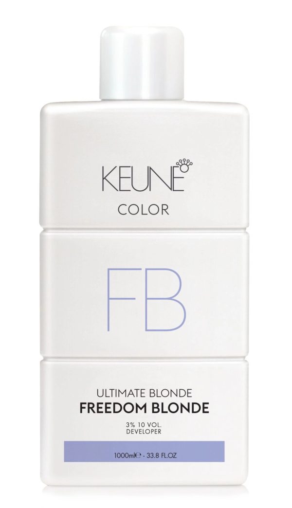 Keune, Freedom Blonde, Developer, Hair Oxidant Lotion, 3%, 10 vol, 1000 ml - For Women