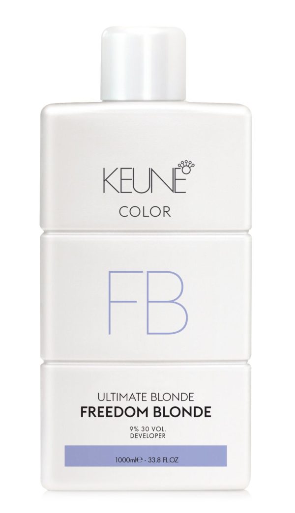 Keune, Freedom Blonde, Developer, Hair Oxidant Lotion, 9%, 30 vol, 1000 ml - For Women