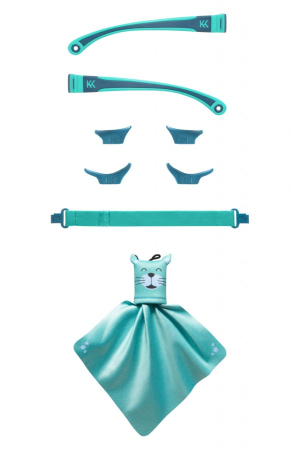 Kit accesorii pentru ochelari de soare MOKKI Click&Change, bleu - imagine 2