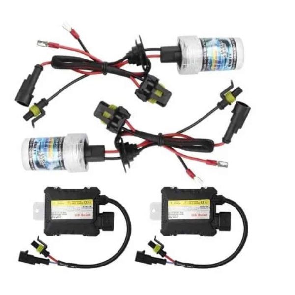 Kit Xenon H7, HID, 6000K, 55W, balast slim, 12V, faza scurta, lunga, ceata, BZRSH