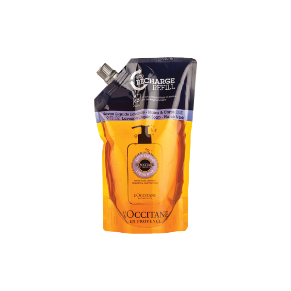 L'Occitane en Provence, Lavander, Cleansing, Liquid Soap, For Hands & Body, Refill, 500 ml - Unisex